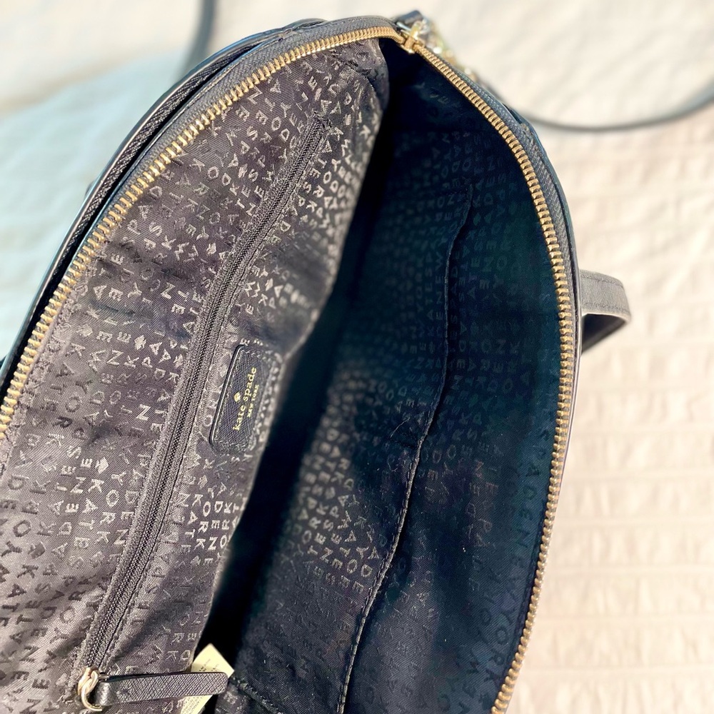 Kate Spade Reiley Laurel Way Black Satchel Purse - Picture 11 of 16